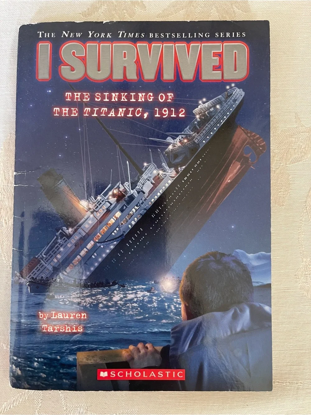 Lauren Tarshis I Survived Book Lot 4 Books Graphic Novel Titanic,9/11,Grizzlies